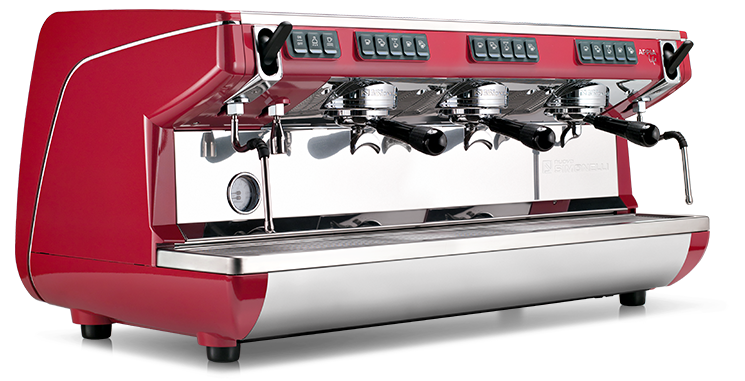 Appia Life Nuova Simonelli coffee machine 3gr red